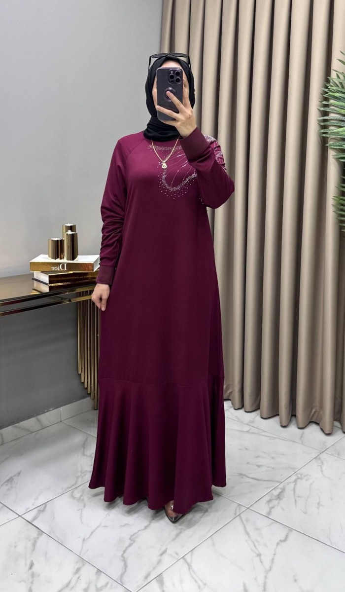 Seven Abiye Elbise Mürdüm