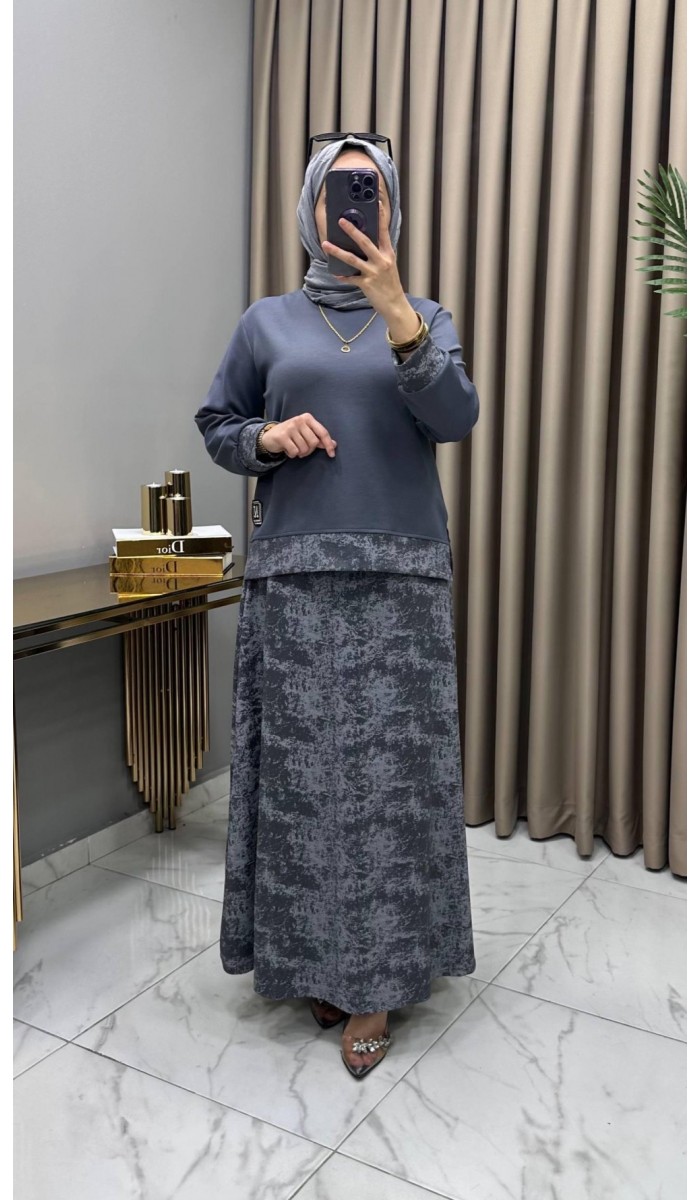 Zerafet Etekli Takım Füme