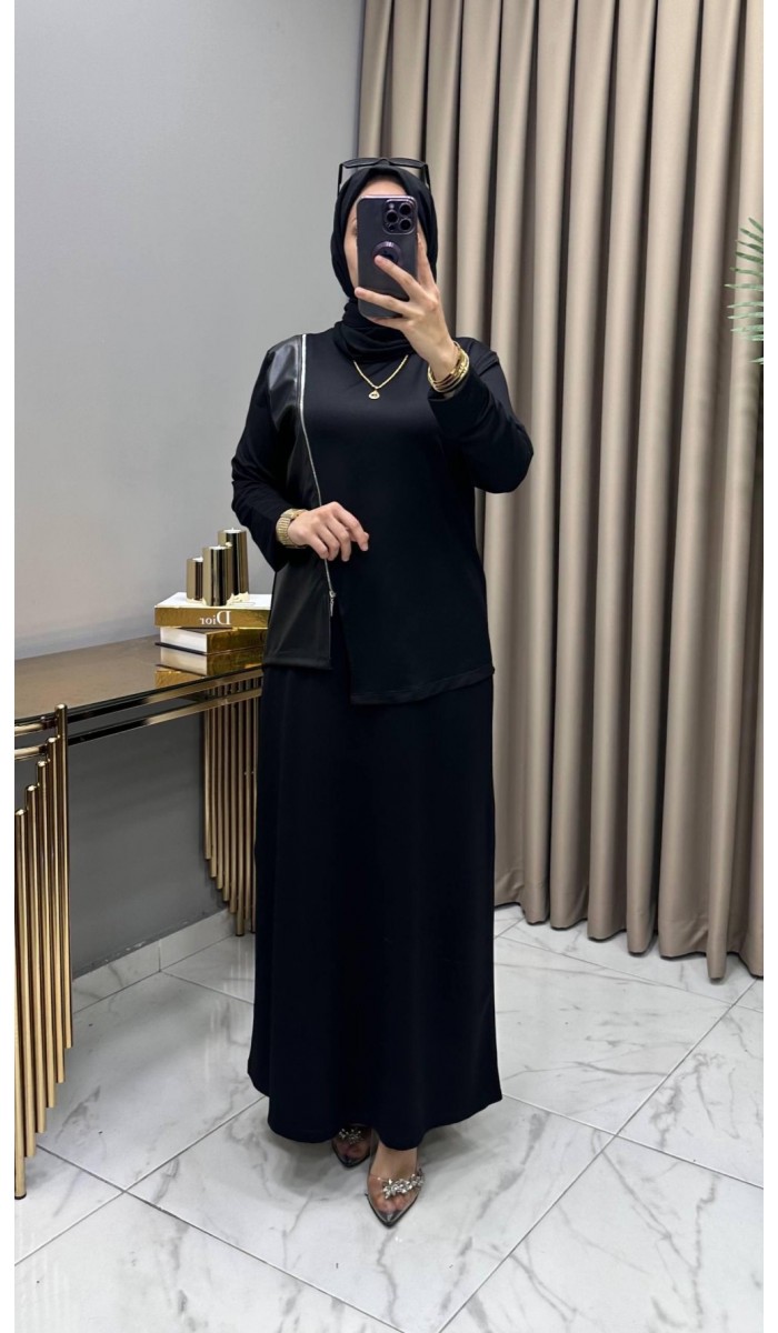 Ömür Etekli Takım Siyah