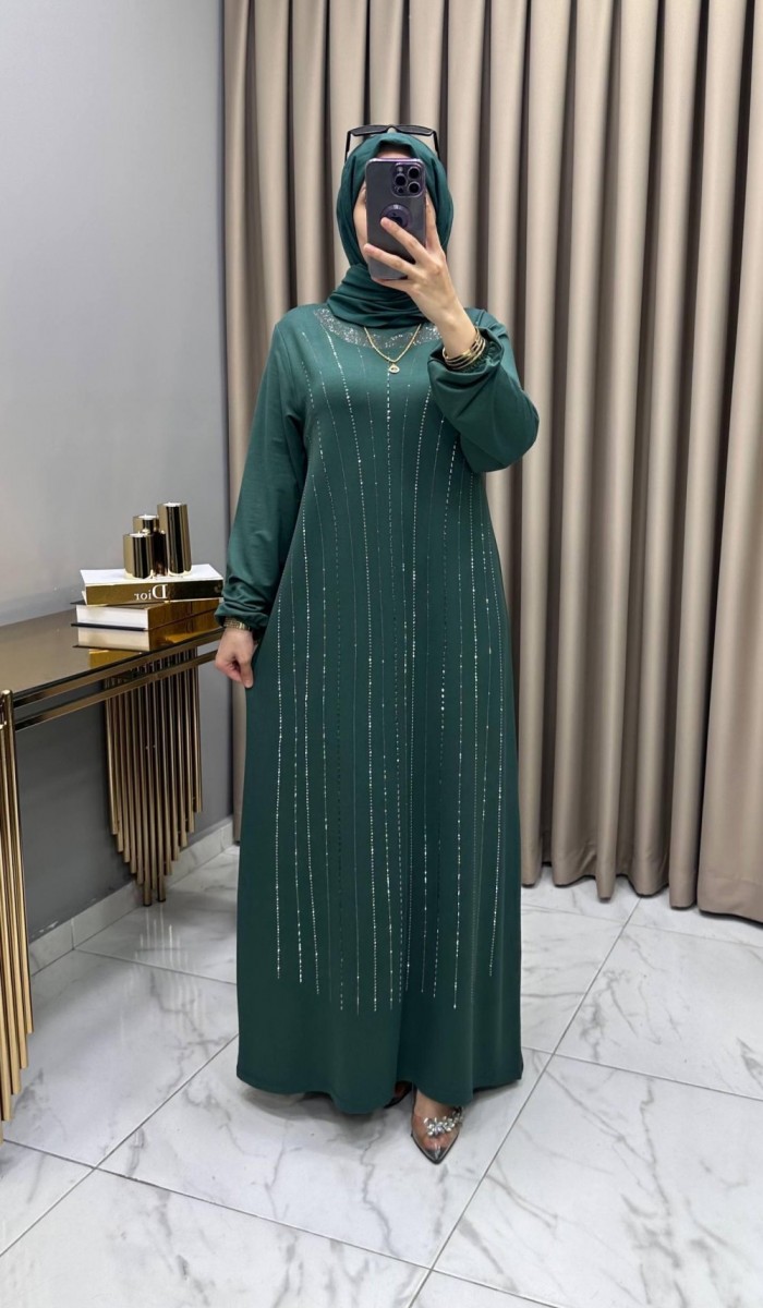 Reyhan Abiye Elbise Zümrüt