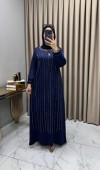 Reyhan Abiye Elbise Lacivert