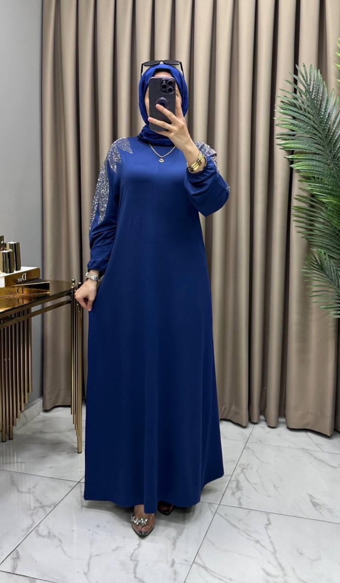 Nilda Elbise İndigo