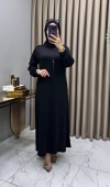 Buğlem Elbise Kolye Hediyeli Siyah