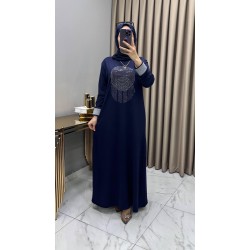 Elfida Abiye Elbise Lacivert