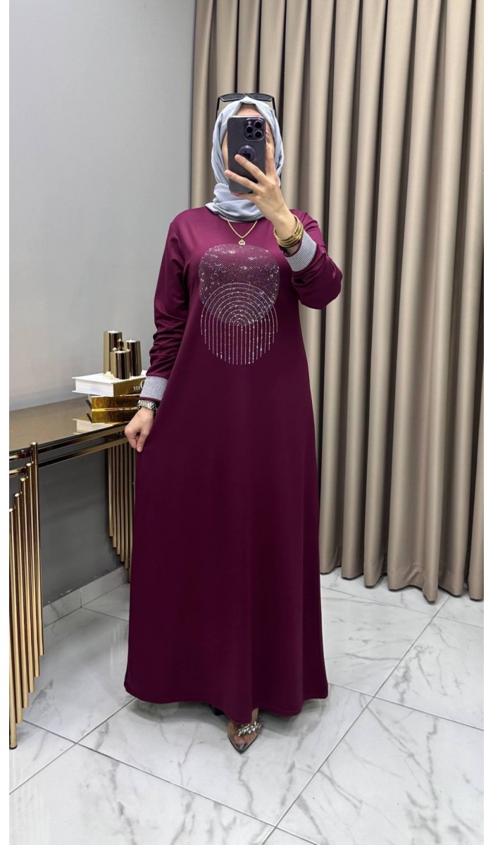 Elfida Abiye Elbise Fuşya