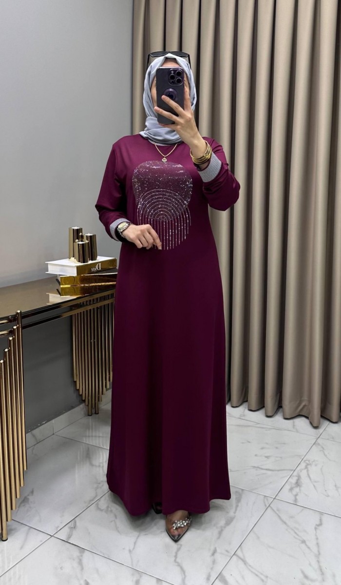 Elfida Abiye Elbise Fuşya
