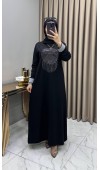 Elfida Abiye Elbise Siyah