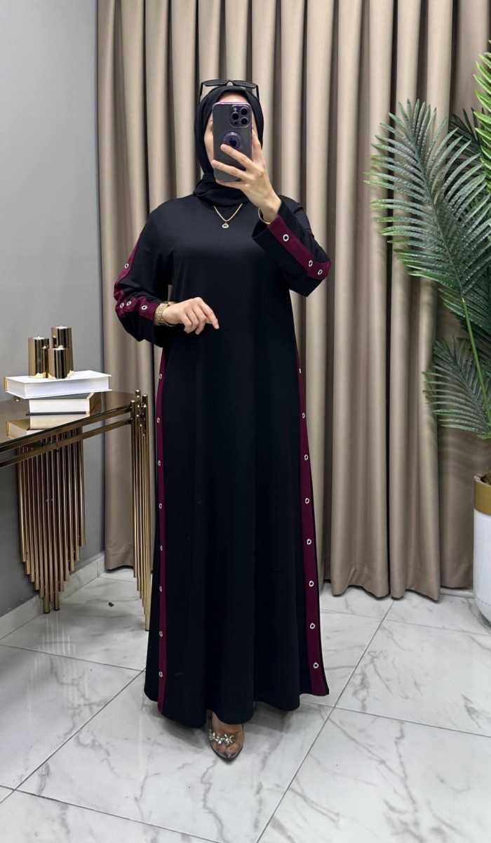 İlknur Elbise Mürdüm