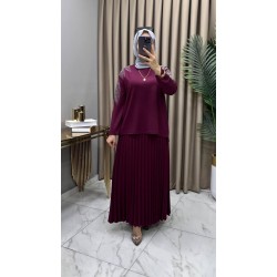 Yase Etekli Takım Fuşya