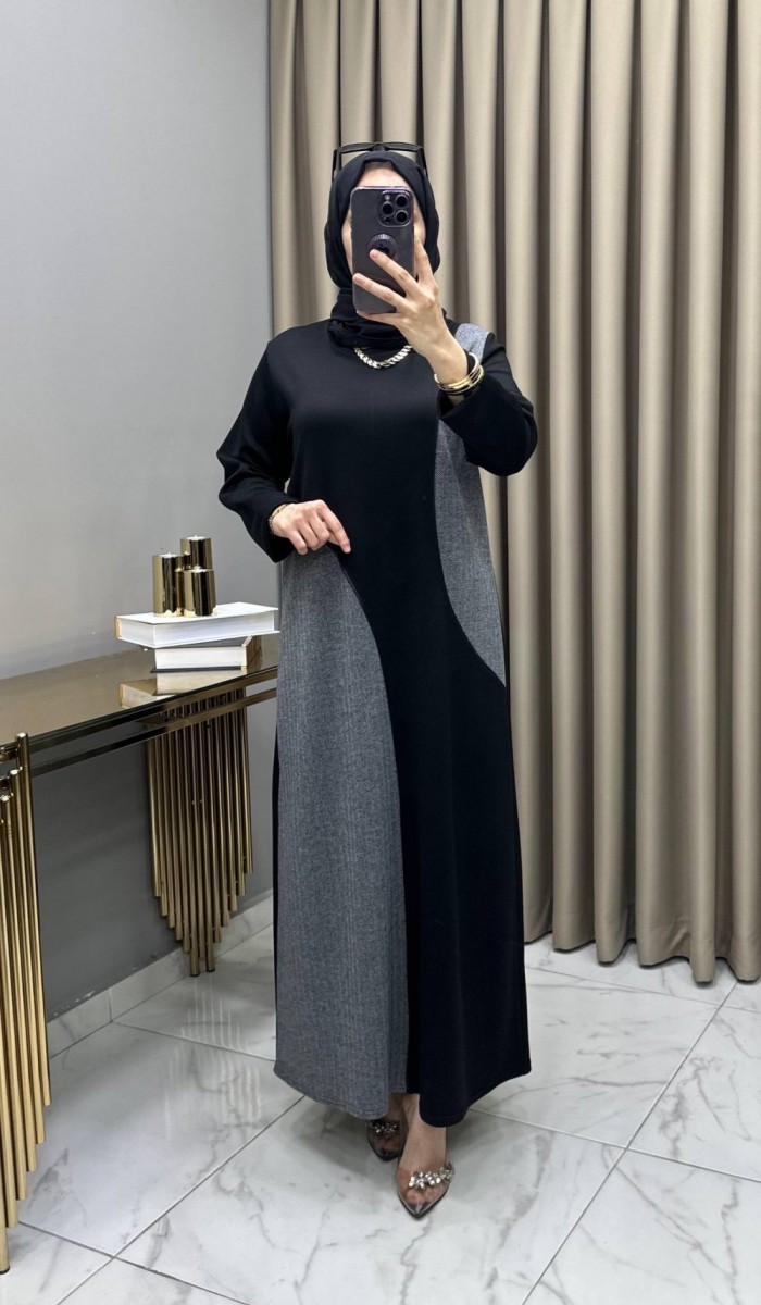 Meva Elbise Siyah