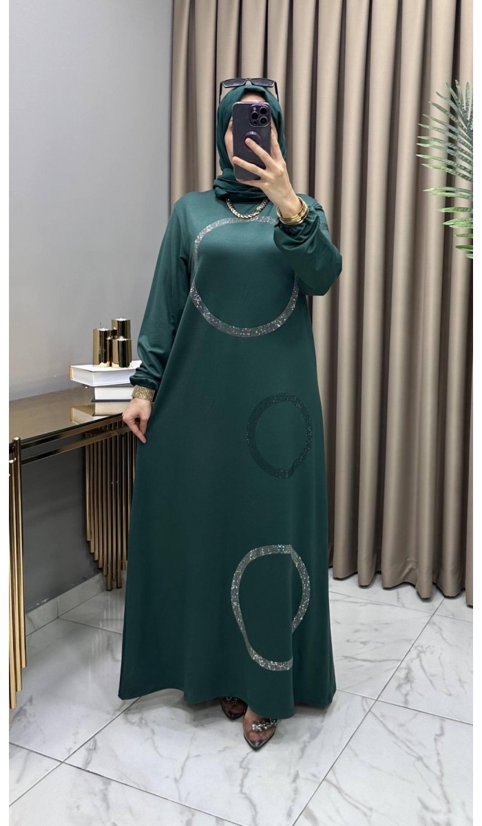 Zahide Abiye Elbise Zümrüt