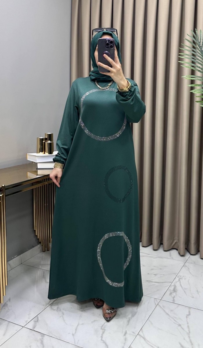 Zahide Abiye Elbise Zümrüt