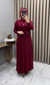 Hadise Elbise Bordo