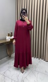 Nigar Elbise Bordo