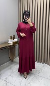 Nigar Elbise Bordo