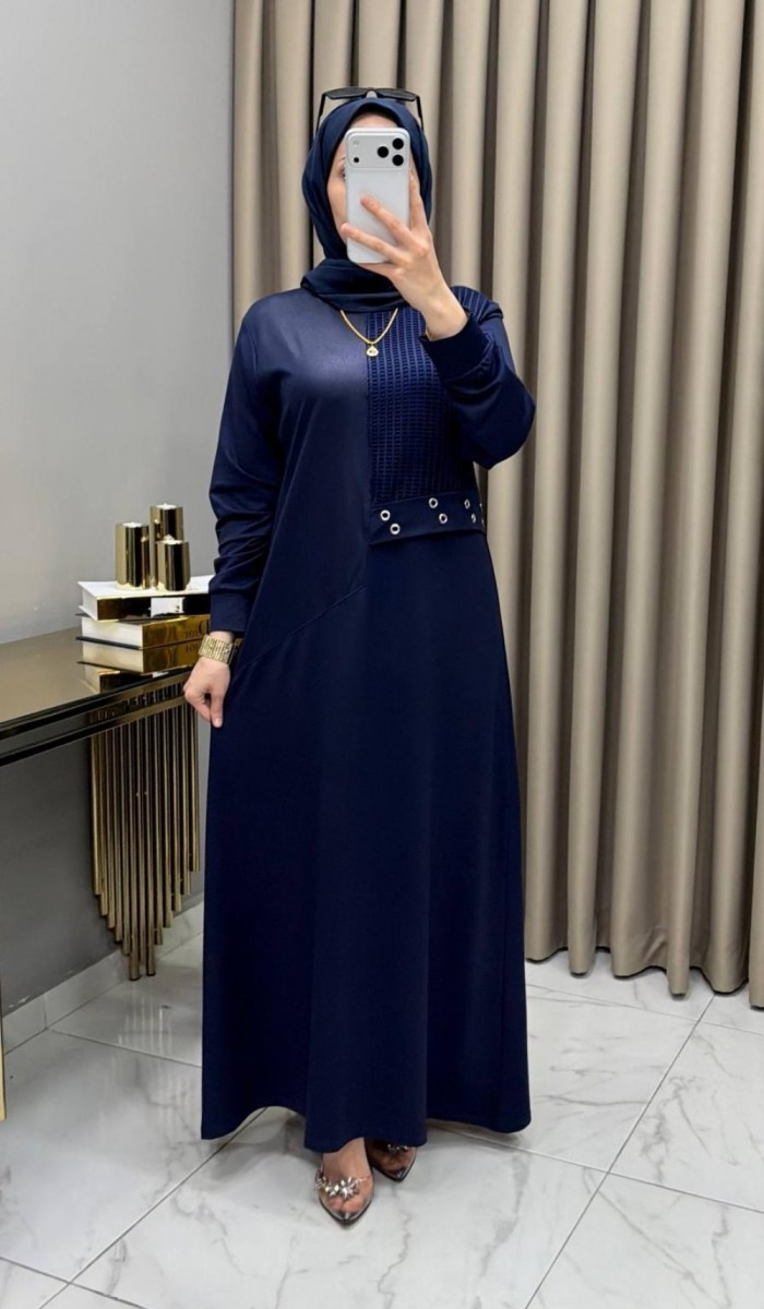 Nilay Elbise Lacivert