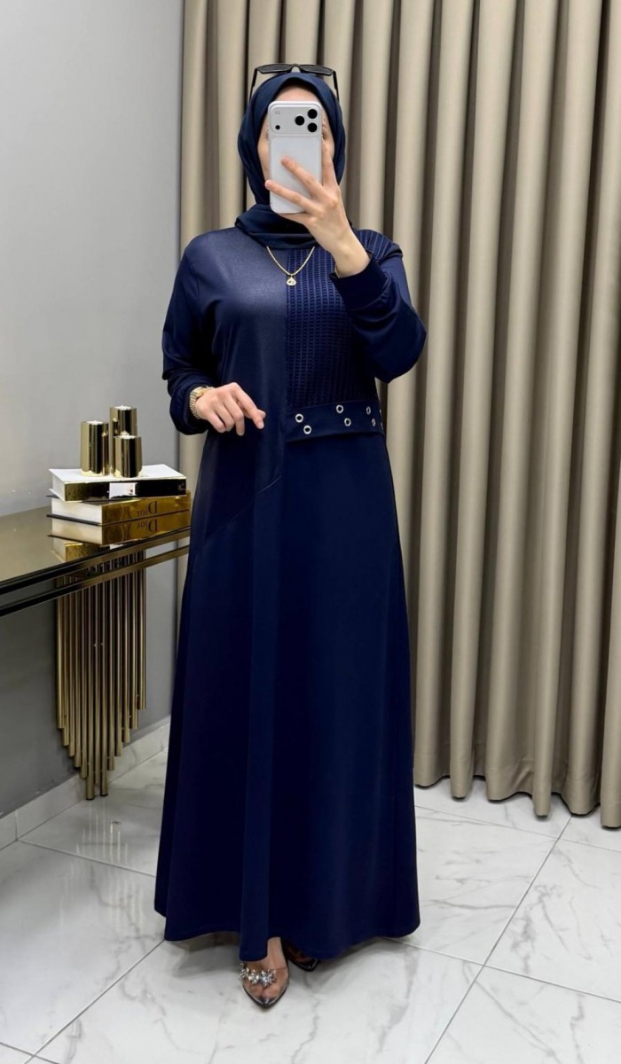 Nilay Elbise Lacivert