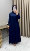 Yüsra Elbise Lacivert