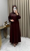 Yüsra Elbise Kahve Yüsra Elbise Kahve