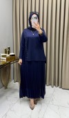 Helen Etekli Takım Lacivert