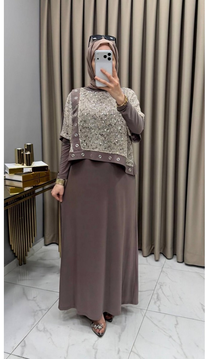 Vildan Elbise Takım Vizon