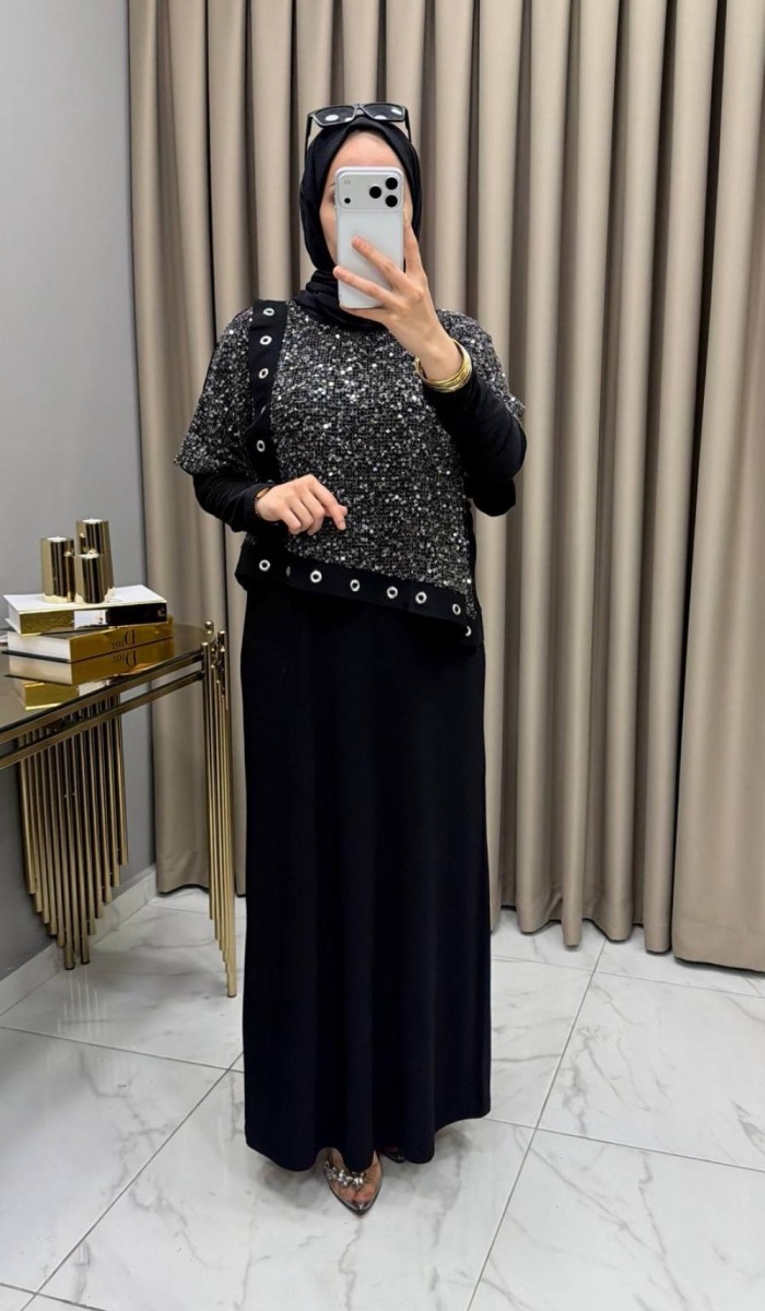 Vildan Elbise Takım Siyah