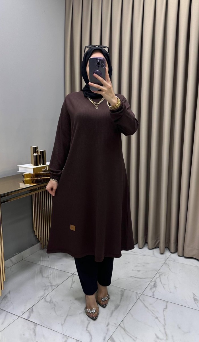 Filiz Tunik Kahve