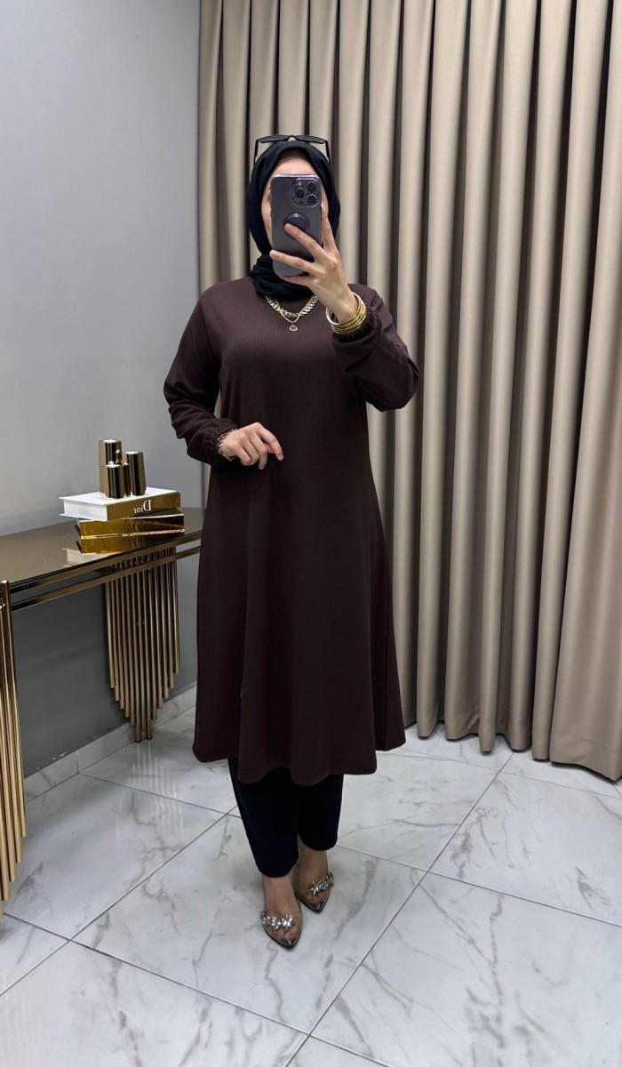 Filiz Tunik Kahve