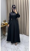 Öznur Elbise Siyah