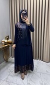 Derya Etekli Takım Lacivert