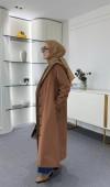 Kapüşonlu Astarlı Trençkot