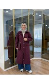 Çıtçıtlı Detaylı Parka Trençkot