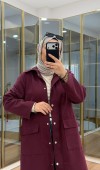 Çıtçıtlı Detaylı Parka Trençkot