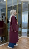 Çıtçıtlı Detaylı Parka Trençkot