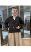 Reglan kol Kısa Trençkot