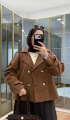 Reglan kol Kısa Trençkot