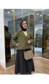 Reglan kol Kısa Trençkot