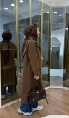 Çıtçıtlı Detaylı Parka Trençkot