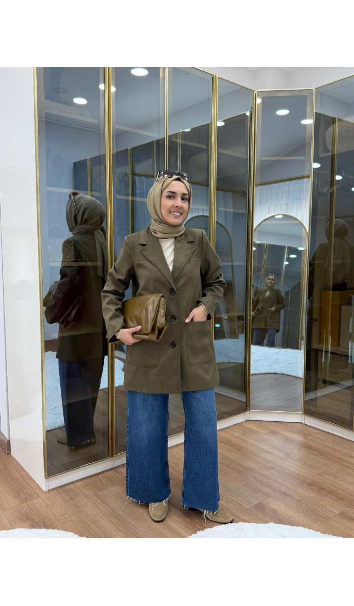SÜET BLAZER CEKET SÜET BLAZER CEKET