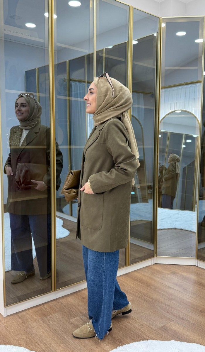 SÜET BLAZER CEKET