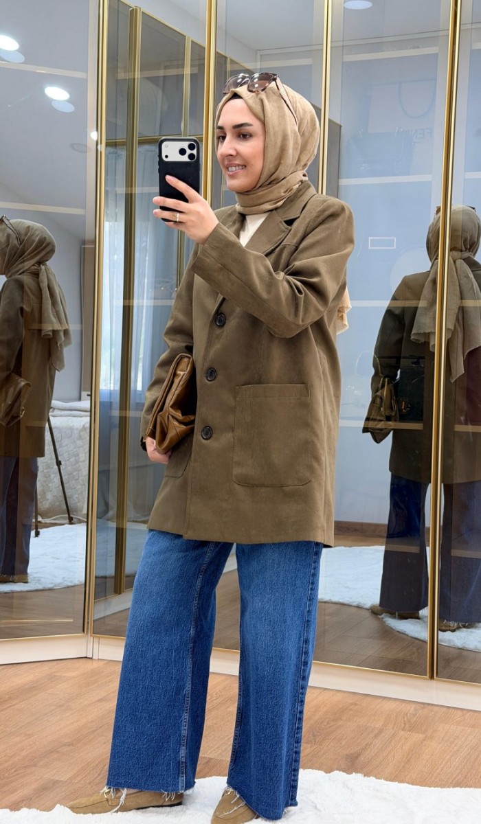SÜET BLAZER CEKET
