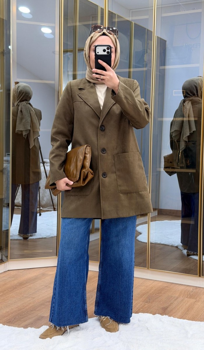 SÜET BLAZER CEKET