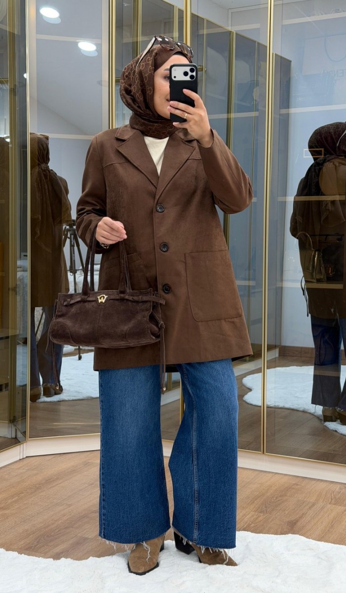 SÜET BLAZER CEKET
