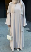 Fular Bağlamalı Abaya