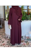 Fular Bağlamalı Abaya