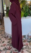 Fular Bağlamalı Abaya