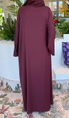 Fular Bağlamalı Abaya