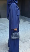 Fular Bağlamalı Abaya