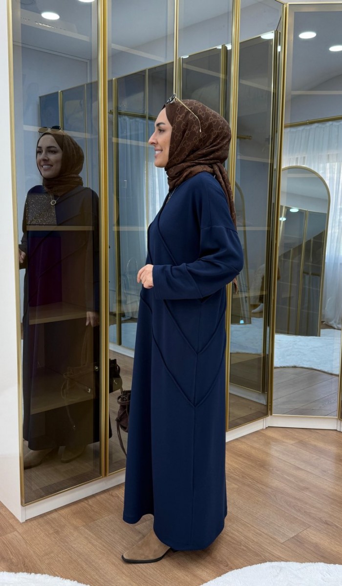 Nervür Detaylı Oysho Elbise