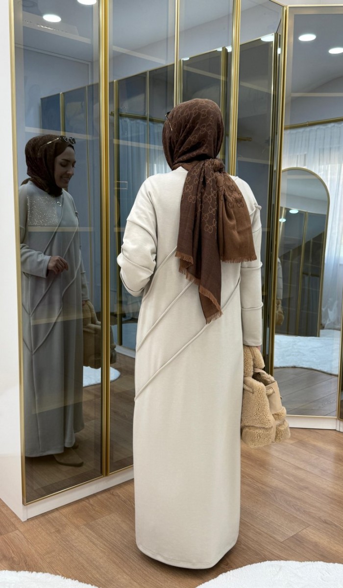 Nervür Detaylı Oysho Elbise